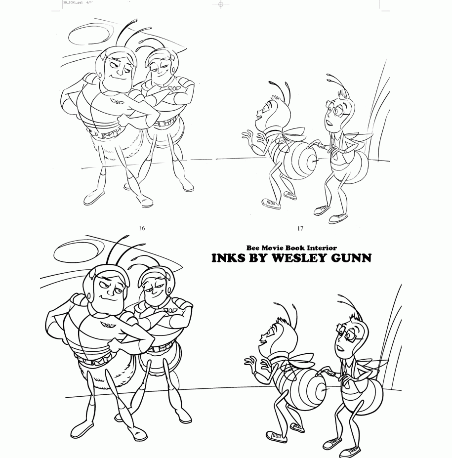 Pszczoły kolorowanki